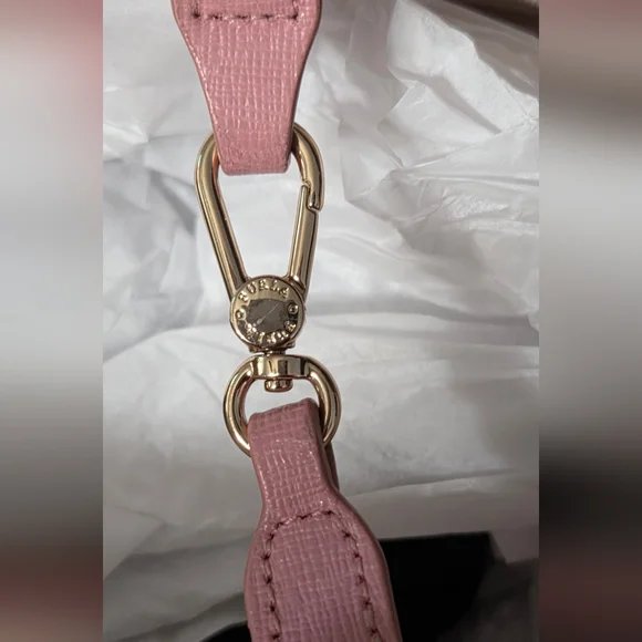 FURLA Tote, Pink- EUC - Picture 10 of 11